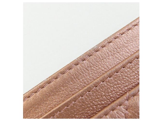 Timeless Tarjetero Matelassé Chanel Rosa Dorado - vista 7