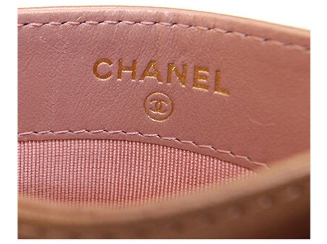 Timeless Tarjetero Matelassé Chanel Rosa Dorado - vista 9