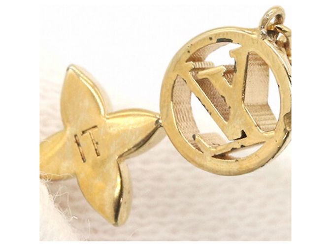 Collana con pendente in metallo dorato Louis Vuitton D'oro - vista 6