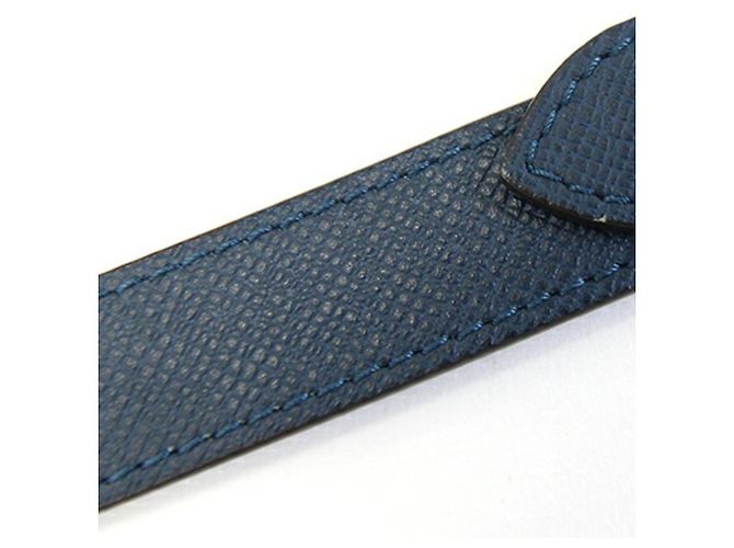 Tracolla Louis Vuitton Taiga Blue Marine Blu navy - vista 5