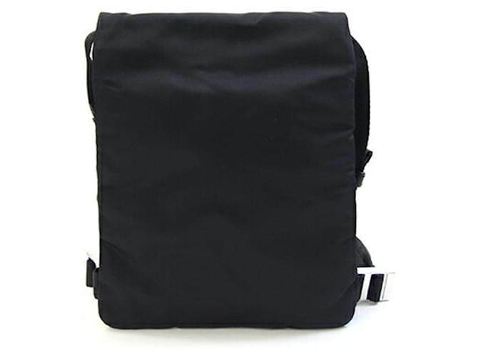 Borsa a tracolla in nylon nero Prada - vista 2
