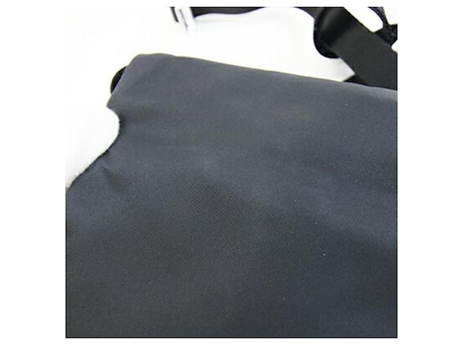 Borsa a tracolla in nylon nero Prada - vista 6