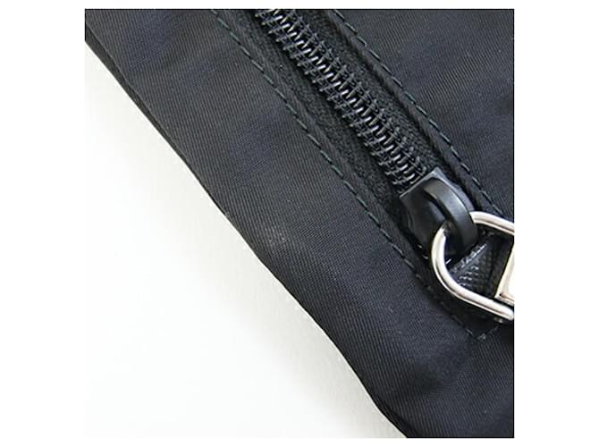 Borsa a tracolla in nylon nero Prada - vista 7