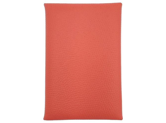 Hermès Tarjetero Calvi, Epsom Calfskin, rose Jaipur/rose eglan Rosa - vista 2