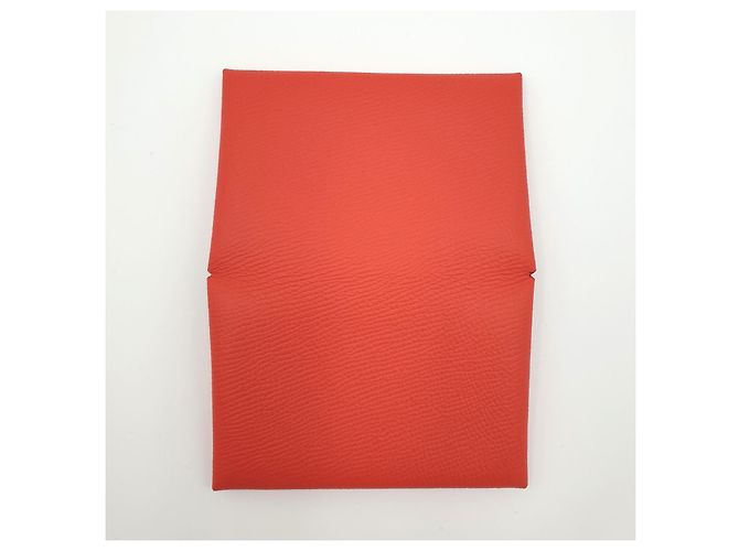 Hermès Tarjetero Calvi, Epsom Calfskin, rose Jaipur/rose eglan Rosa - vista 5