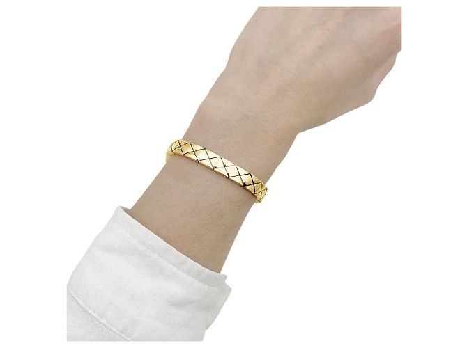 Bracciale Chanel, "Matelassé", giallo - vista 6