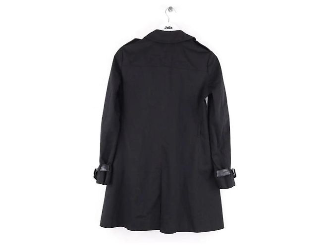 Saint Laurent Gabardina negra Negro - vista 3