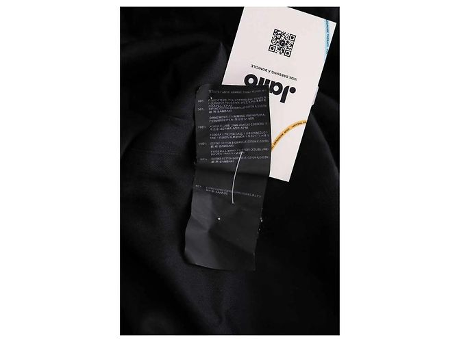 Saint Laurent Gabardina negra Negro - vista 5