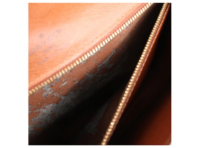 Borsa Louis Vuitton Monceau in tela Monogram marrone M51187 - vista 12