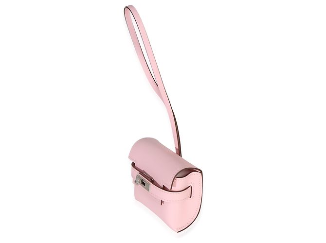 Hermès Rose Sakura Swift Kelly Festival Charm - vista 3