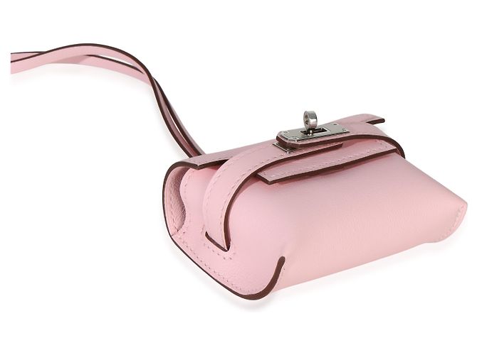 Hermès Rose Sakura Swift Kelly Festival Charm - vista 5