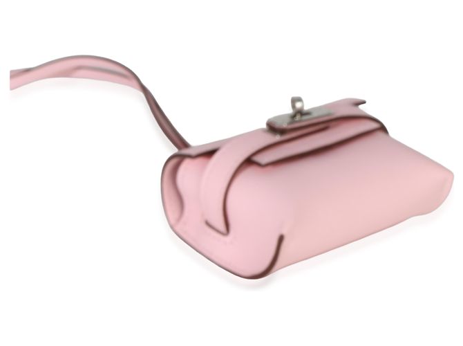 Hermès Rose Sakura Swift Kelly Festival Charm - vista 7