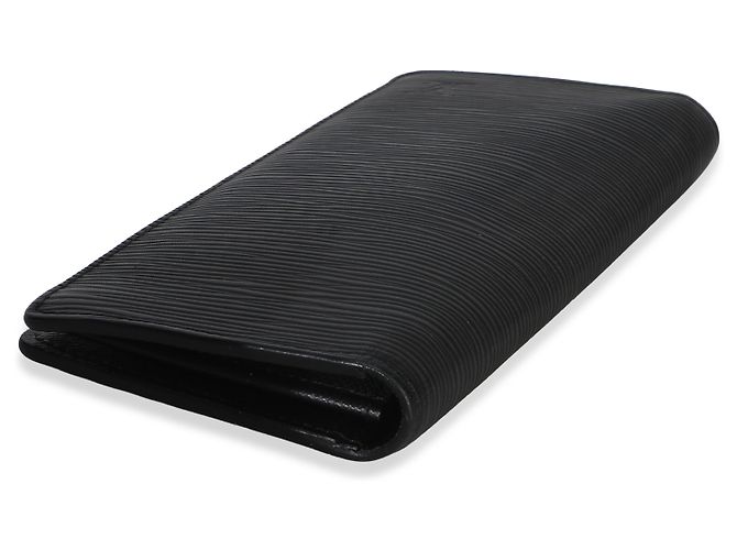 Portafoglio Brazza in pelle Epi nera Louis Vuitton Nero - vista 5