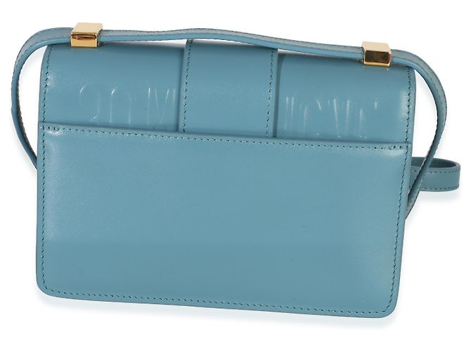 Micro bolso 30 Montaigne en piel de becerro azul Christian Dior - vista 2