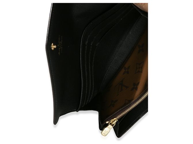 Portafoglio Sarah in Monogram Giant Reverse di Louis Vuitton Marrone - vista 5