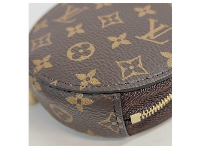 Pochette Monogram Eyeshadow Louis Vuitton Marrone - vista 3
