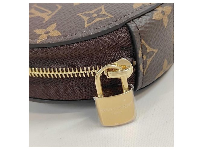 Pochette Monogram Eyeshadow Louis Vuitton Marrone - vista 6