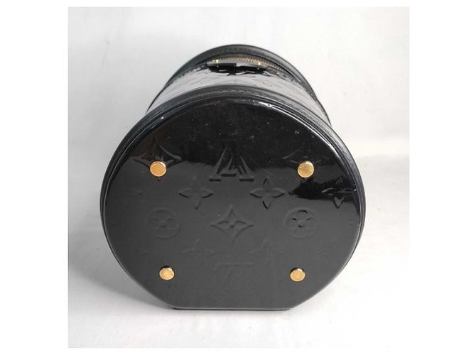 Beauty Case Louis Vuitton Monogram Vernis Cannes PM Nero - vista 8
