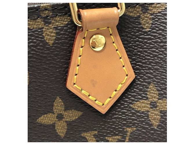 Louis Vuitton M81085 Nano Speedy 2-Way Bag Marrone - vista 10