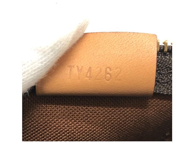 Louis Vuitton M81085 Nano Speedy 2-Way Bag Marrone - vista 14