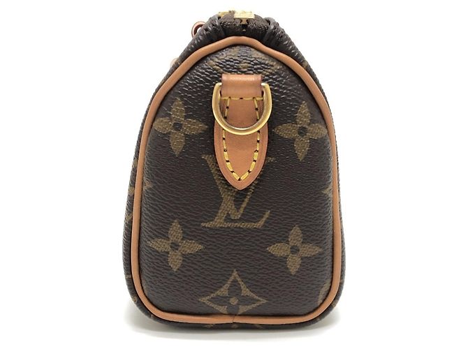 Louis Vuitton M81085 Nano Speedy 2-Way Bag Marrone - vista 3