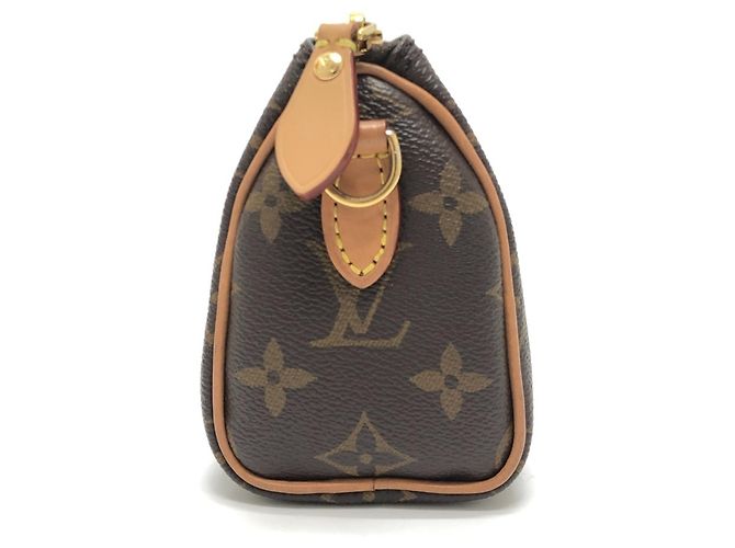 Louis Vuitton M81085 Nano Speedy 2-Way Bag Marrone - vista 4