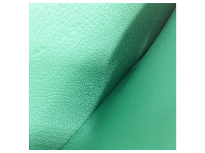 Hermès Cartera larga Hermes en Azul Verde Naranja - vista 8