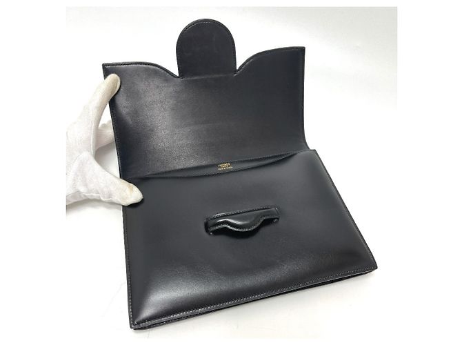 Hermès Clutch HERMES Faco Nero - vista 5