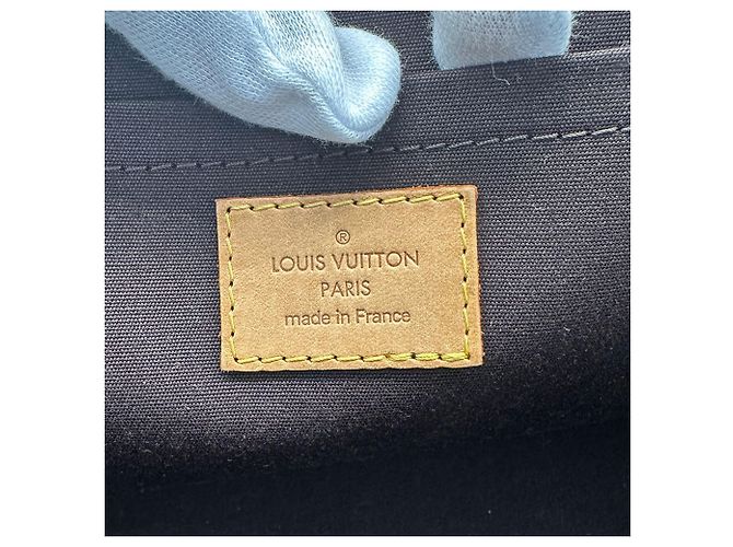 Rosewood Borsa Louis Vuitton Monogram Vernis Bordò Porpora - vista 12