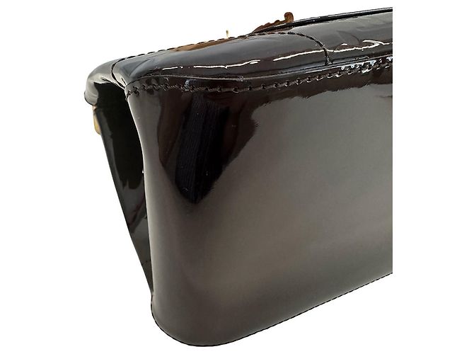 Rosewood Borsa Louis Vuitton Monogram Vernis Bordò Porpora - vista 4