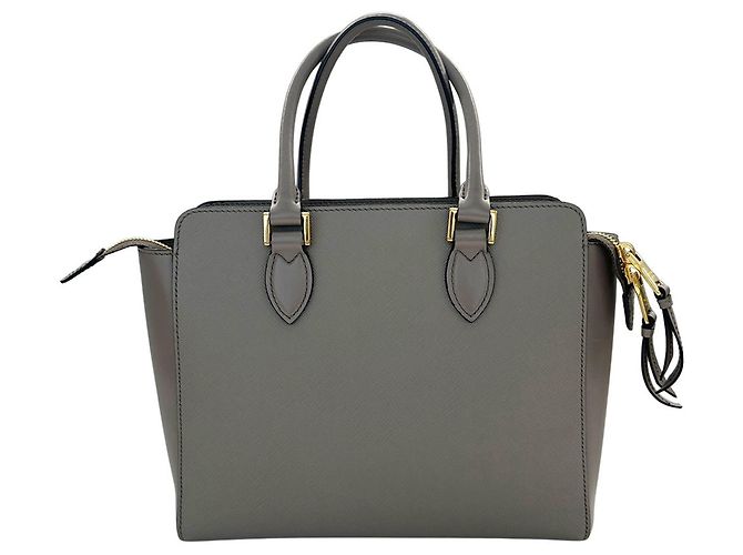 Prada Saffiano Lederhandtasche Braun - Ansicht 2