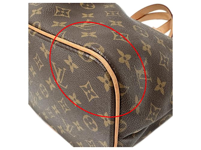 Palermo Borsa Louis Vuitton Monogram Marrone - vista 10