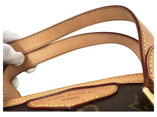 Palermo Borsa Louis Vuitton Monogram Marrone - vista 14