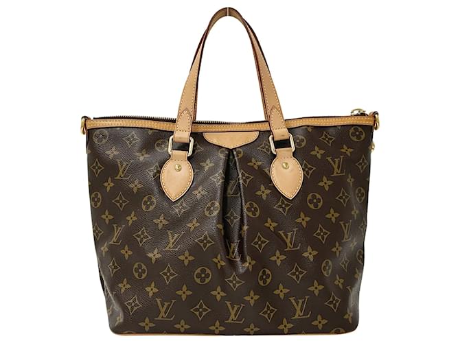 Palermo Borsa Louis Vuitton Monogram Marrone - vista 2