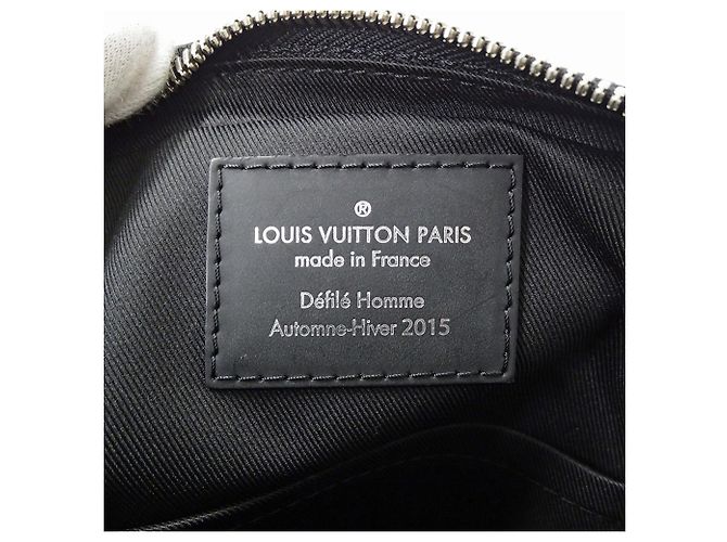 Borsa Louis Vuitton Damier Graphite Christopher Nemeth da uomo Nero Damier ebene - vista 6