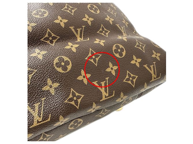 Borsa a Spalla Louis Vuitton Artsy MM Marrone - vista 10