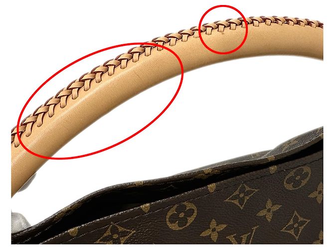 Borsa a Spalla Louis Vuitton Artsy MM Marrone - vista 12