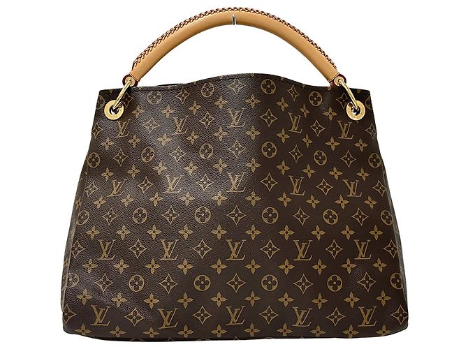 Borsa a Spalla Louis Vuitton Artsy MM Marrone - vista 2