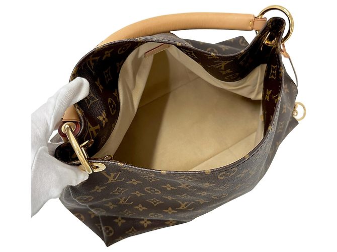 Borsa a Spalla Louis Vuitton Artsy MM Marrone - vista 5