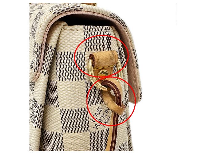 Borsa da donna Louis Vuitton Damier Azur - vista 12
