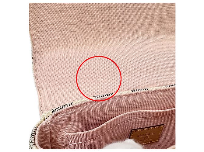 Borsa da donna Louis Vuitton Damier Azur - vista 9