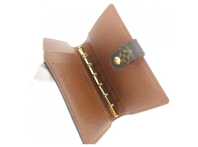 Organizer Organizzatore Louis Vuitton Monogram Panda Agenda PM R20011 Marrone - vista 3