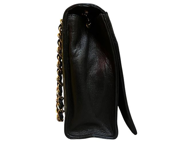 Borsa Chanel CC Quilted Lambskin Full Flap 1989 - vista 3