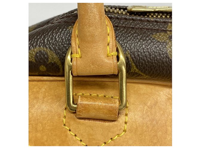 Borsa Louis Vuitton Monogram Deauville Marrone - vista 10