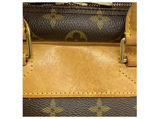 Borsa Louis Vuitton Monogram Deauville Marrone - vista 8