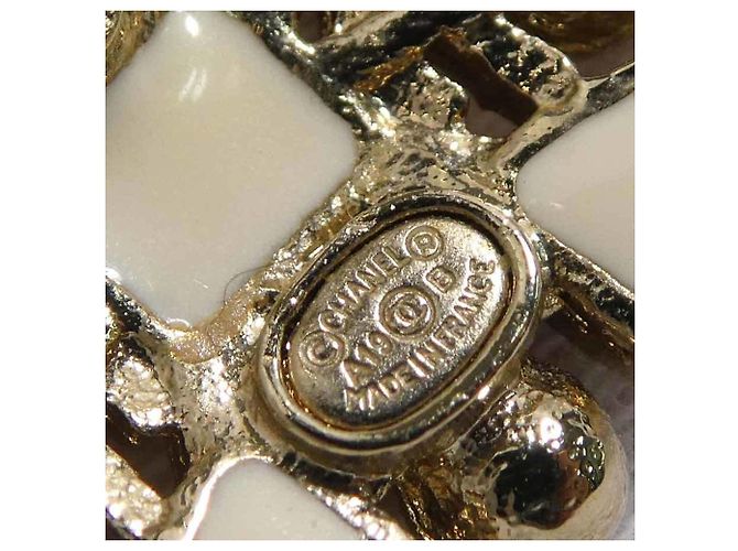 Chanel Gold Stud Ohrringe Golden - Ansicht 9