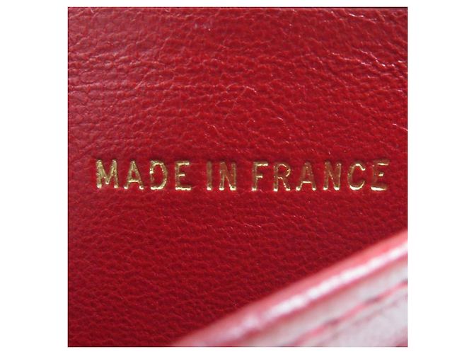 Chanel Bi-Fold Ledergeldbörse Rot - Ansicht 7