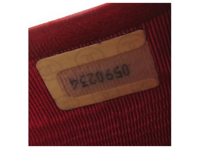 Chanel Bi-Fold Ledergeldbörse Rot - Ansicht 8