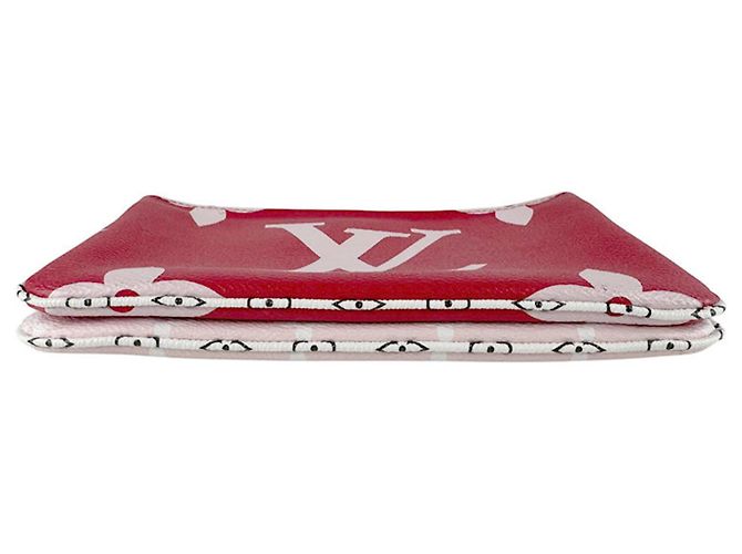 Louis Vuitton Monogram Giant Pochette Shoulder Bag Pink Red - view 4