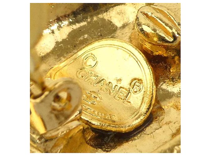 Orecchini a clip dorati Chanel D'oro - vista 8